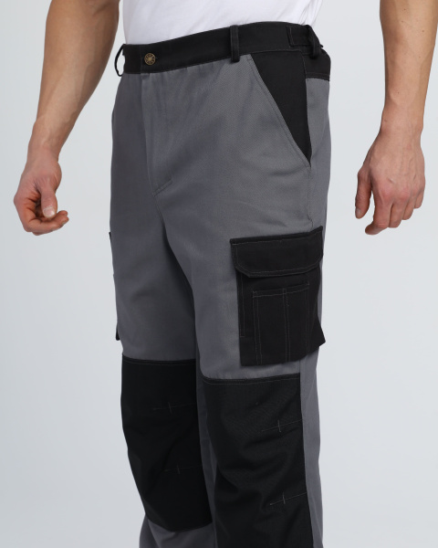 Брюки МИЛАН CH (т.серый/черный)