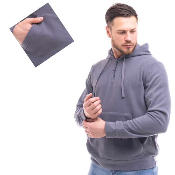 Толстовка JF-03 флисовая (серый)