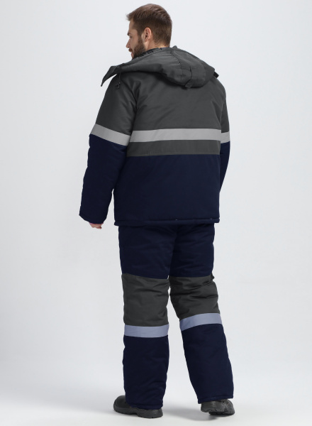Костюм НОРДХАРД-2 СОП У. зимний с ПК (т.синий/серый)