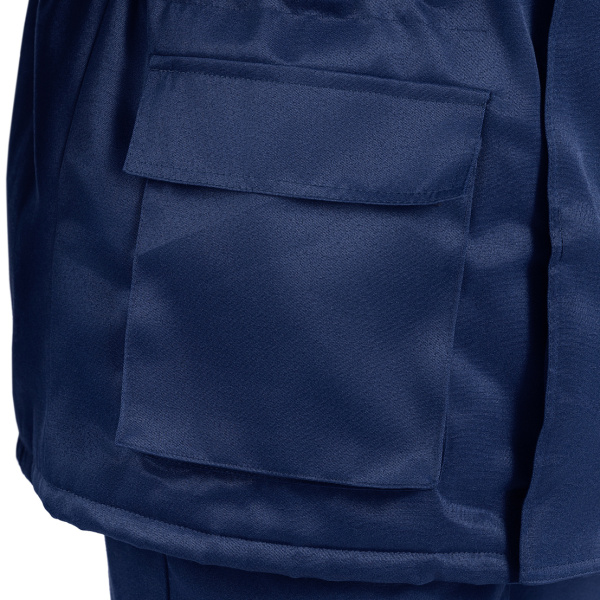 Костюм БУРЯ-СП СОП с ПК 3кл.защиты утепленый (т.синий/васильковый)