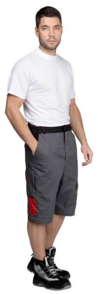 Брюки ХАЙ-ТЕК (серый/красный/черный)