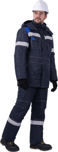 Костюм СТАРАТЕЛЬ ИМПОРТ зимний с БР (синий/василёк)