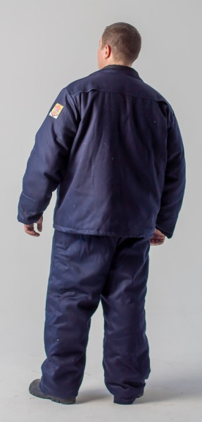 Костюм сварщика зимний тк. Велдшилд 450 с накладками с ОУ с БР