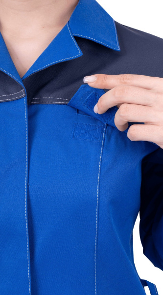 Халат RONTA HL7 женский (василек/т.синий)