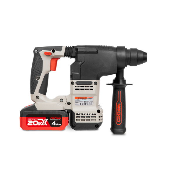 Аккумуляторный перфоратор BL CROWN CT28001HX-4 BMC 20В B3+ SDS-Plus 2х4.0Ач 0-1400об/мин