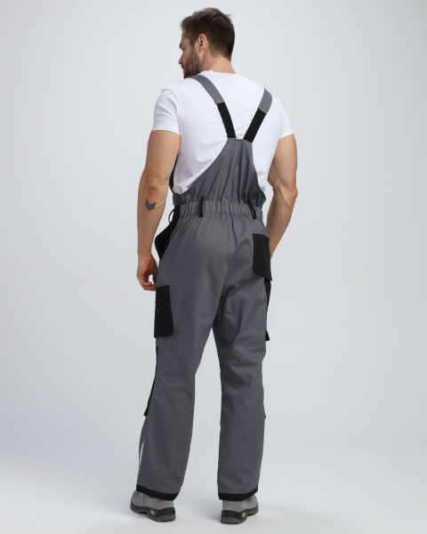 Полукомбинезон МИЛАН СН (т.серый/черный)