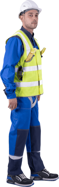 Жилет-накидка сигнальный для страховочной привязи