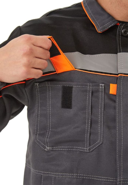 Костюм РОЛЬФ с ПК (т.серый/черный)