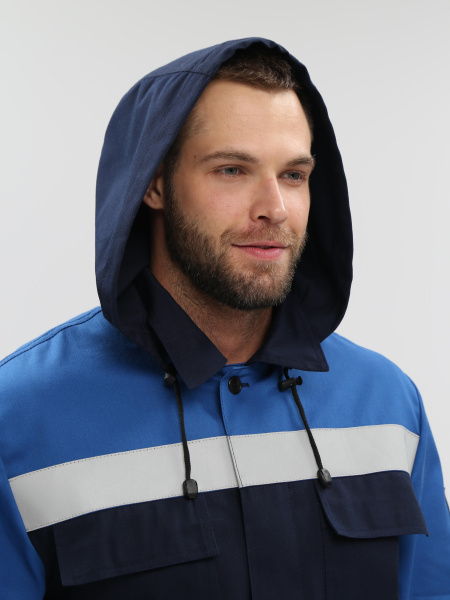 Костюм ЭКСПЕРТ-АНИСТАТ МВО NEW с ПК (т.синий/васильковый)