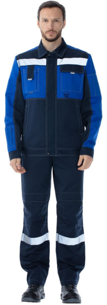 Костюм ТАЛЬ с СОП с ПК (т.синий/васильковый)