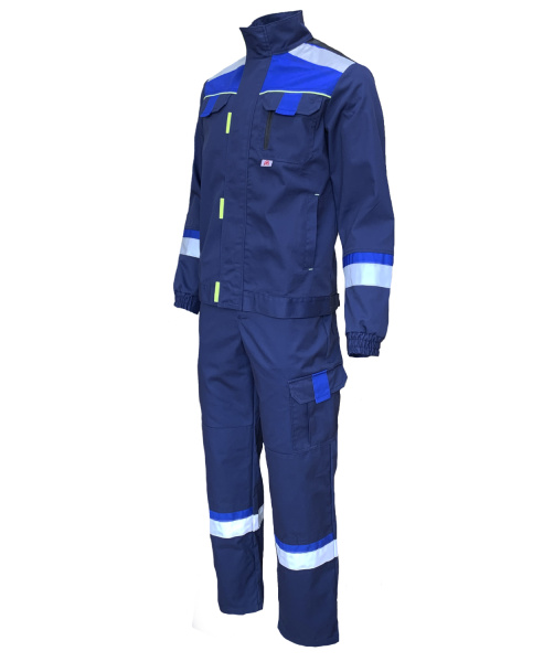 Костюм БРУКЛИН с ПК (синий/василек/черный)