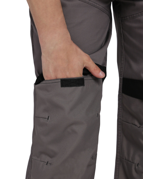 Полукомбинезон СИРИУС-ЦИТРИН (серый/черный)