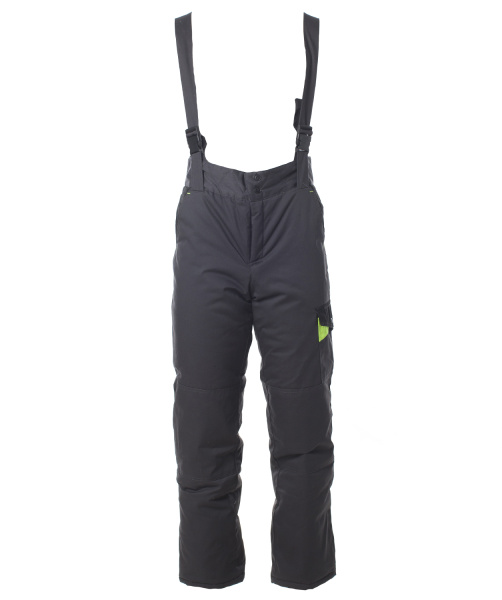 Костюм КОРВЕТ зимний с БР (т.серый/черный/лимон)