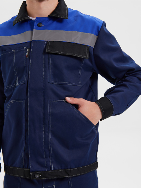 Костюм КОРПУС с БР (синий/черный/василек)