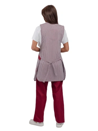Комплект СОФИЯ женский с БР (белый/бордовый)