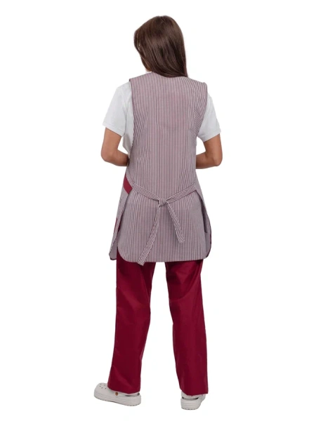 Комплект СОФИЯ женский с БР (белый/бордовый)