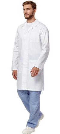Халат КАСТЕЛЬ (белый) мужские медицинские