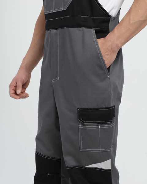 Костюм ВЕКТРОН-2 МВО с ПК (серый/черный/красный)