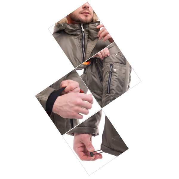 Куртка АЛЯСКА зимняя длинная (хаки)