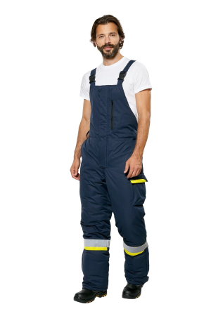 Костюм ВАЛДАЙ-НОРД зимний с ПК (т.синий/желтый)