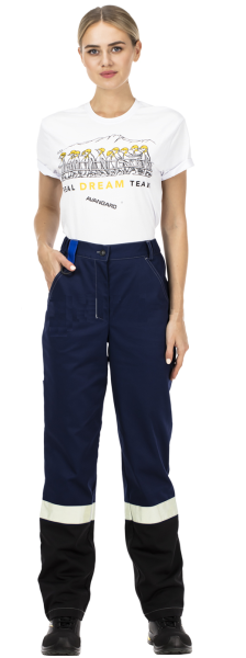 Костюм ВИВАТ женский с БР (т.синий/васильковый/черный)