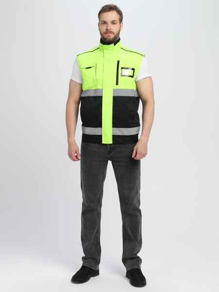 Куртка-трансформер PROFLINE SPECIALIST МВО сигнальная (желтый/черный)