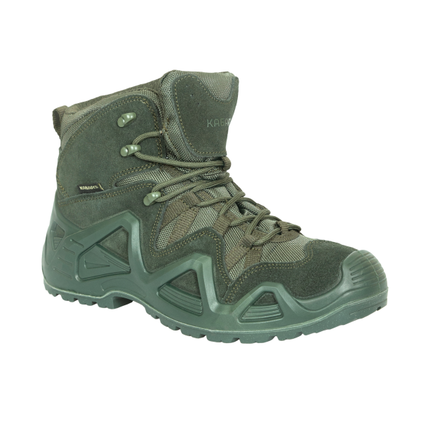 Ботинки КАБАРГА ПУ/Нитрил (олива)