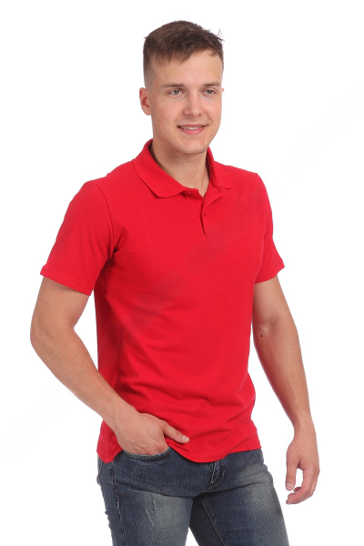 Рубашка Поло унисекс (красный)