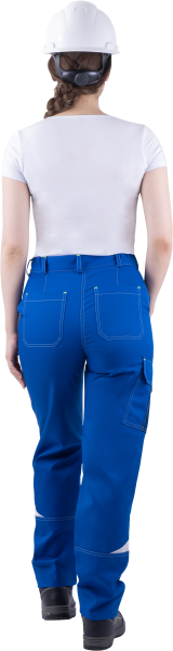 Брюки ТУРБО SAFETY женские (василек/синий)