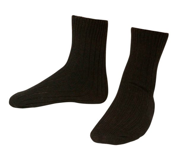 Носки полушерстяные шерсть/акрил (черный)