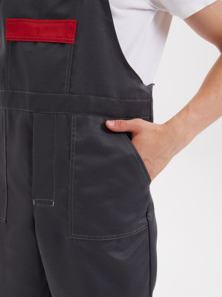 Костюм КОРПУС с ПК (т.серый/черный/красный)