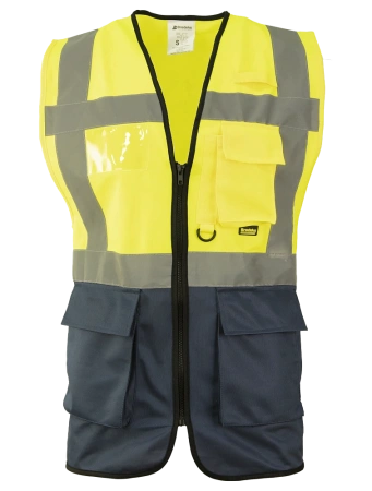 Сигнальный жилет BRODEKS KM123 (желтый/синий)