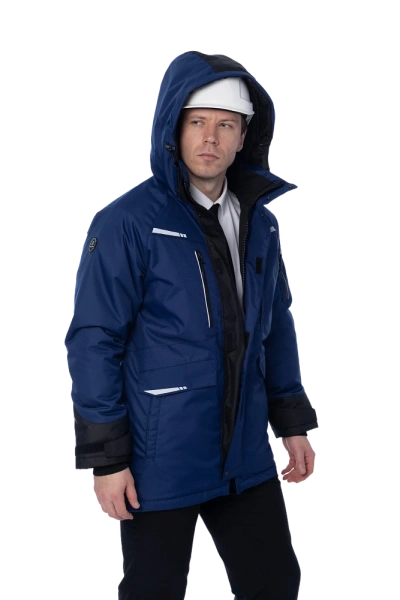 Парка BRODEKS KW 215 зимняя (синий) Парка BRODEKS KW 215 зимняя (синий)