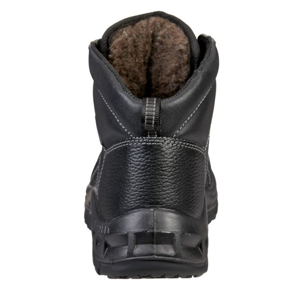 Ботинки ИНДЕВОР ЛАЙТ ПУ/Нитрил шерст.мех с КП (черный)