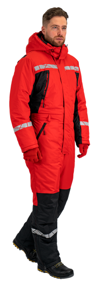 Комбинезон ПИЛОТ зимний (красный/черный)