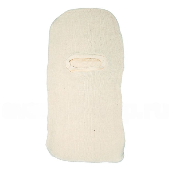 Подшлемник трикотажный 100% хлопок, цвет: белый