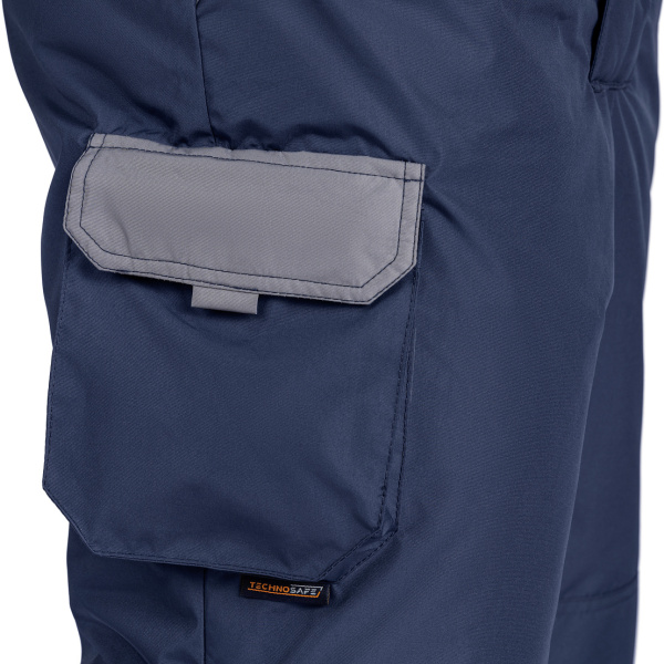 Костюм ФРЕЙЗЕР с ПК утепленный (т.синий/серый)
