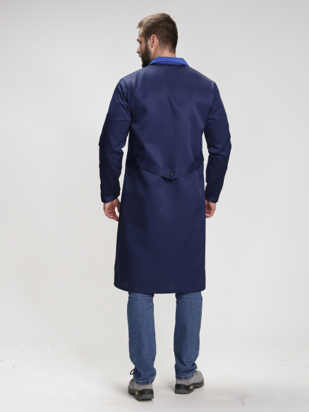 Халат ТЕХНОЛОГ (т.синий/васильковый)