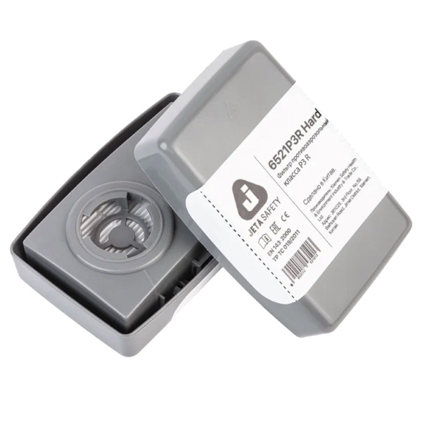 6521P3R Hard Фильтр Jeta Safety противоаэрозольный класса P3 R в пластиковом корпусе