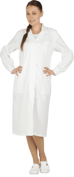 Халат БЯЗЬ женский (белый)