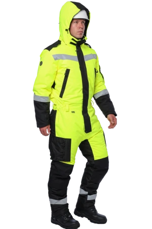 Комбинезон BRODEKS KW 505 зимний (желтый/черный)