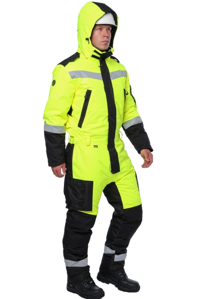 Комбинезон BRODEKS KW 505 зимний (желтый/черный)