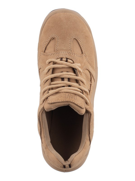 Полуботинки КОБРА ПУ/ПУ натуральная кожа/текстиль (бежевый)