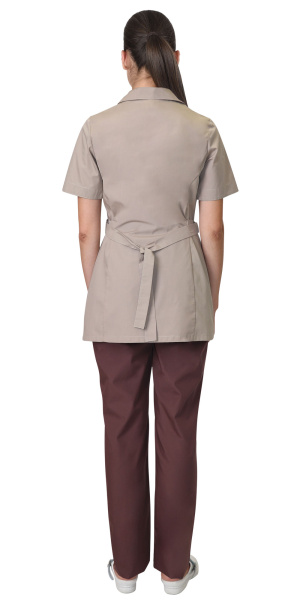 Костюм СИРИУС-ЛИРА женский с БР (бежевый/шоколадный)