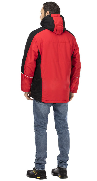 Куртка КОРСАР зимняя (красный/черный)