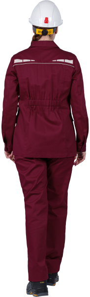 Костюм ОПЕРАТОР женский с БР (бордовый)
