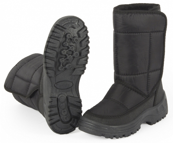 Сапоги ДУТЫЕ ПВХ женские (черный)