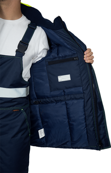 Костюм БРАЙТ зимний с ПК (желтый/синий)