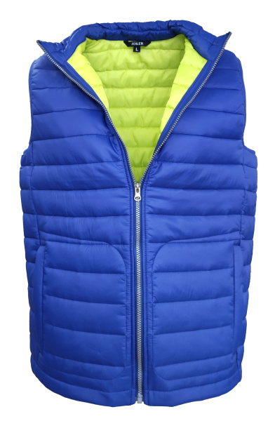Жилет J-01 зимний (васильковый/лимонный)