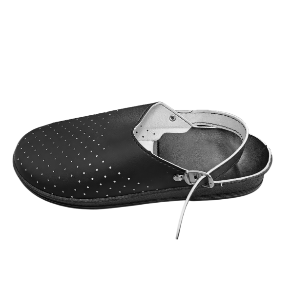 Сабо ПВХ искусственная кожа (черный)